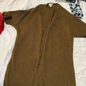 Brown cardigan